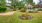 garden pathway with gazebo